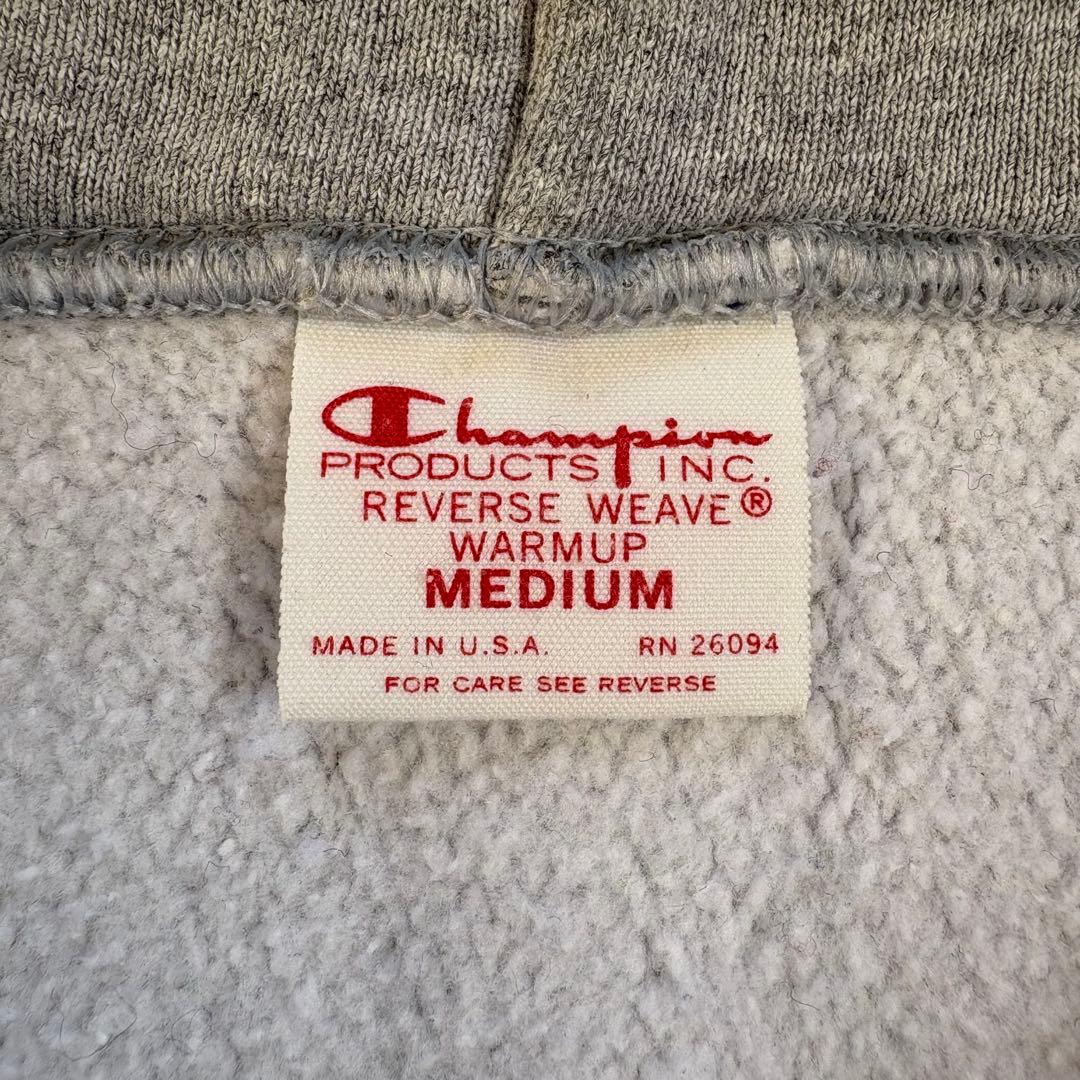美品 チャンピオン リバースウィーブ フルジップパーカー 赤単タグ USA製