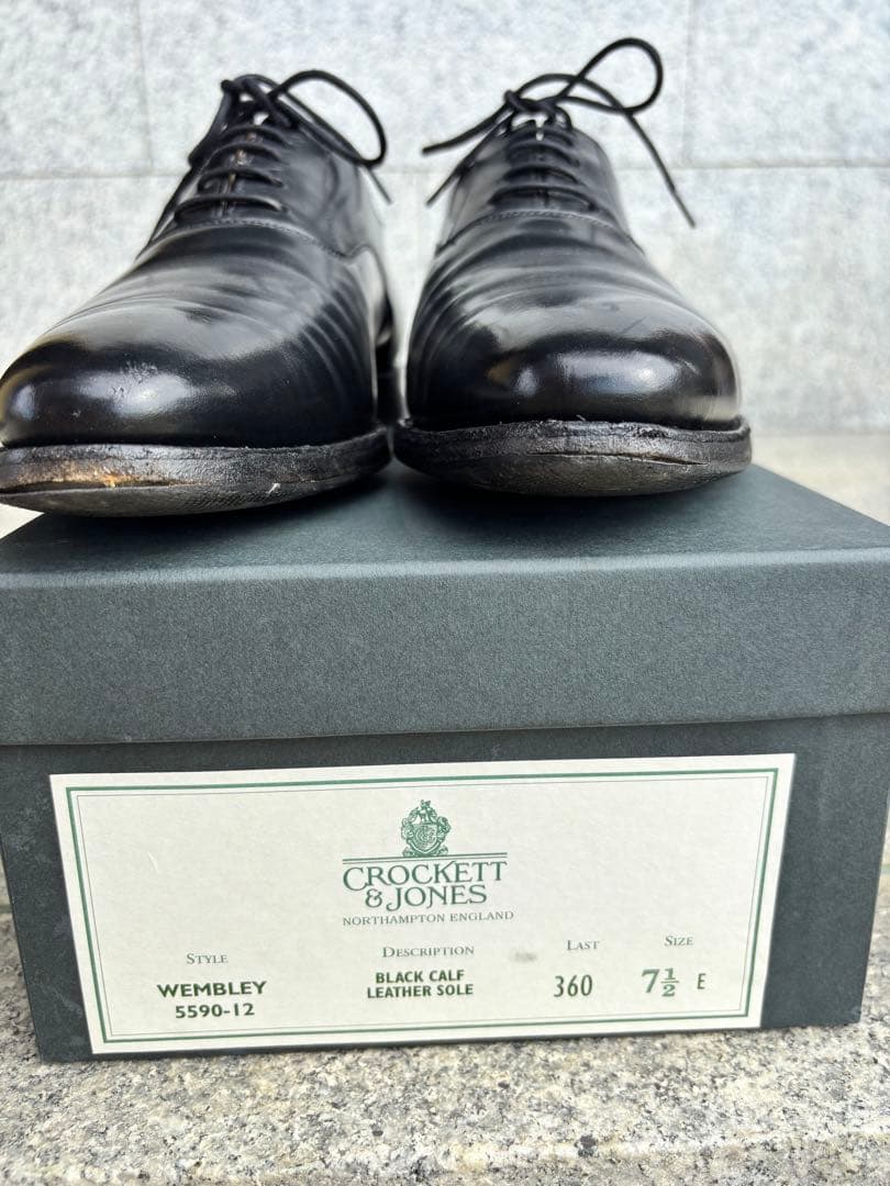 famny様　Crockett & Jones ブラック ドレスシューズ