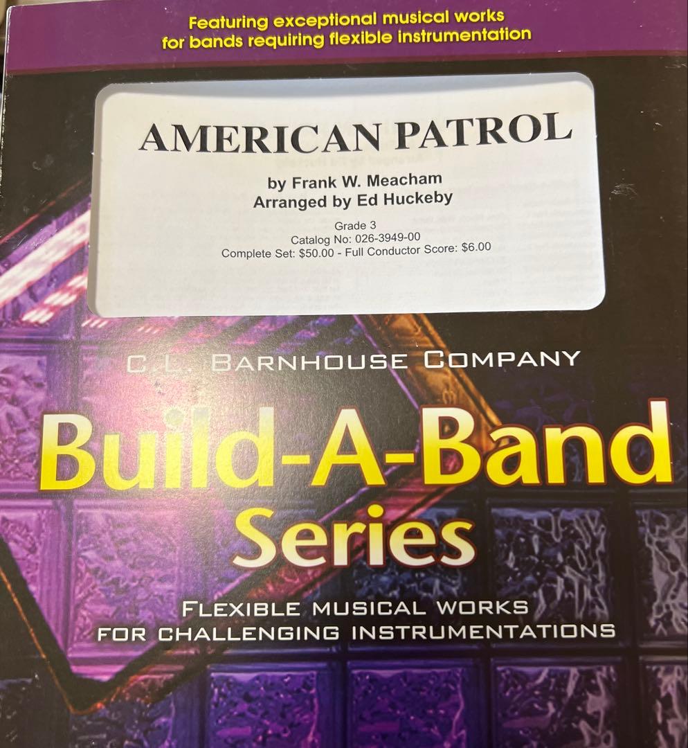 1/25限り値下げ　ハックビー編曲　フレキシブル　アメリカンパトロール