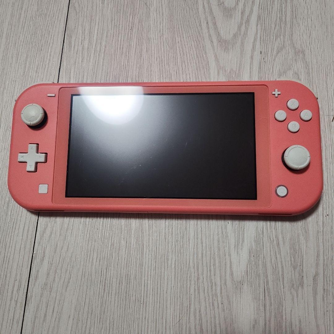 ジャンク品 任天堂 Switch Lite コーラル ピンク スイッチライト