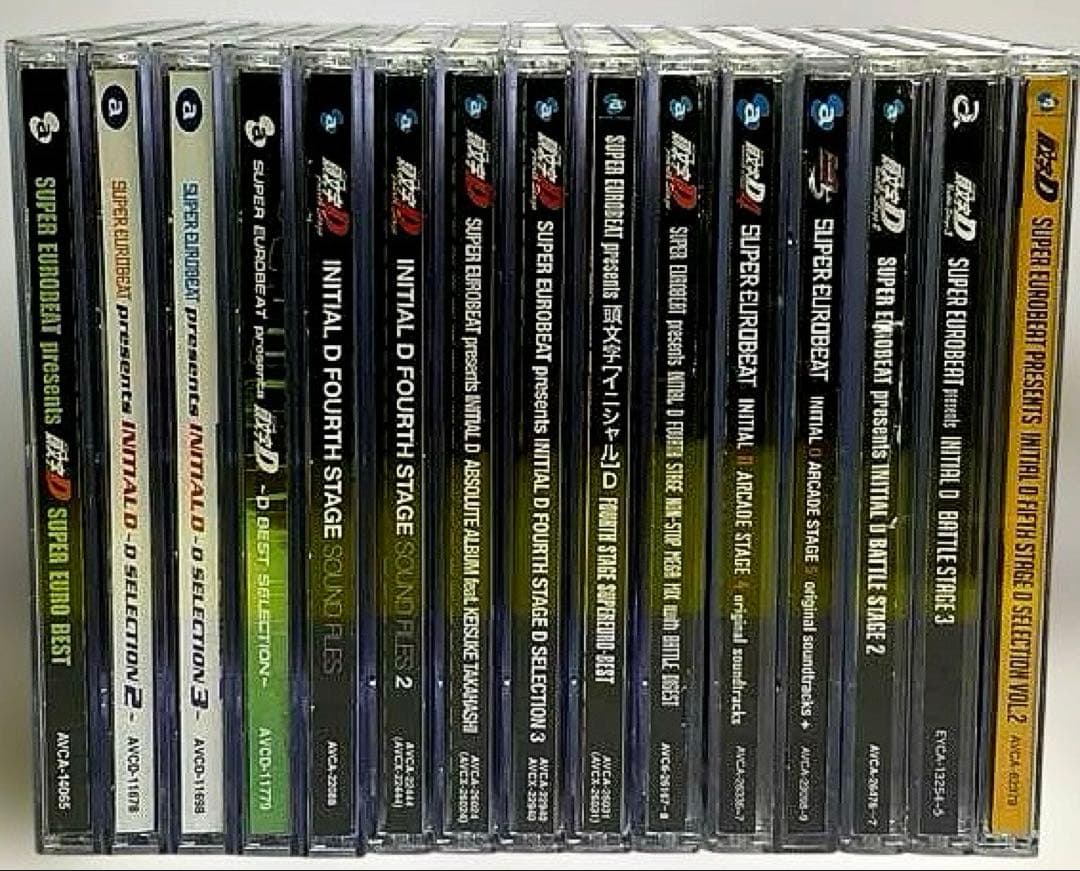 スーパーユーロビート・プレゼンツ「頭文字(イニシャル)D」　関連　15枚セット