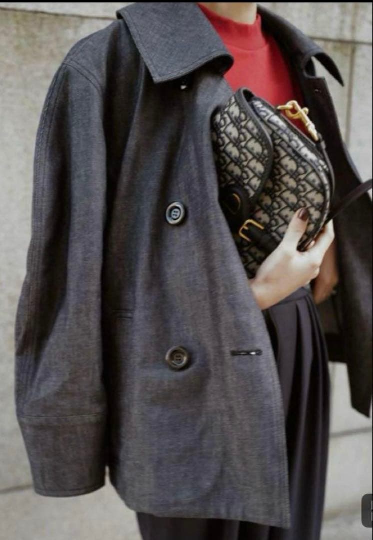 【美品】machatt デニムフォルムジャケット　Gジャン