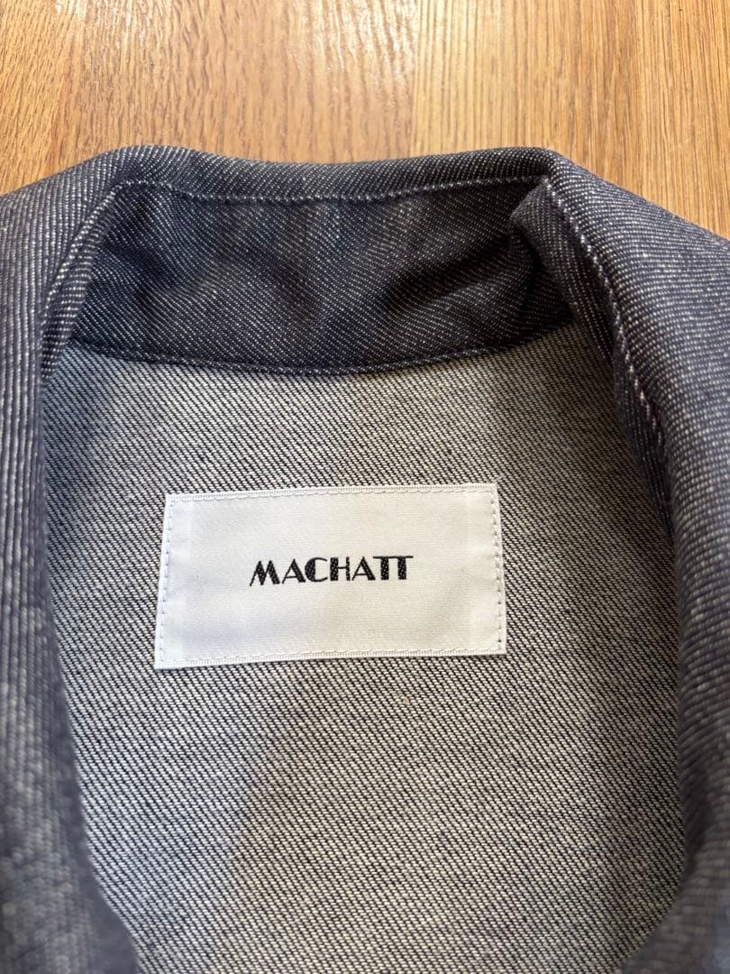 【美品】machatt デニムフォルムジャケット　Gジャン