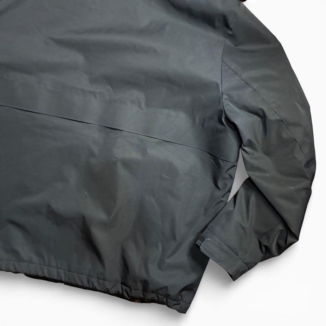   中綿 ナイロンジャケット テック系 オールブラック