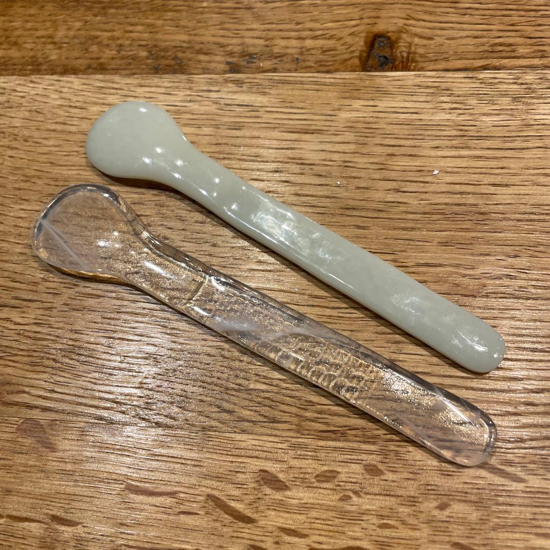 池谷三奈美　ガラススプーン　2本セット