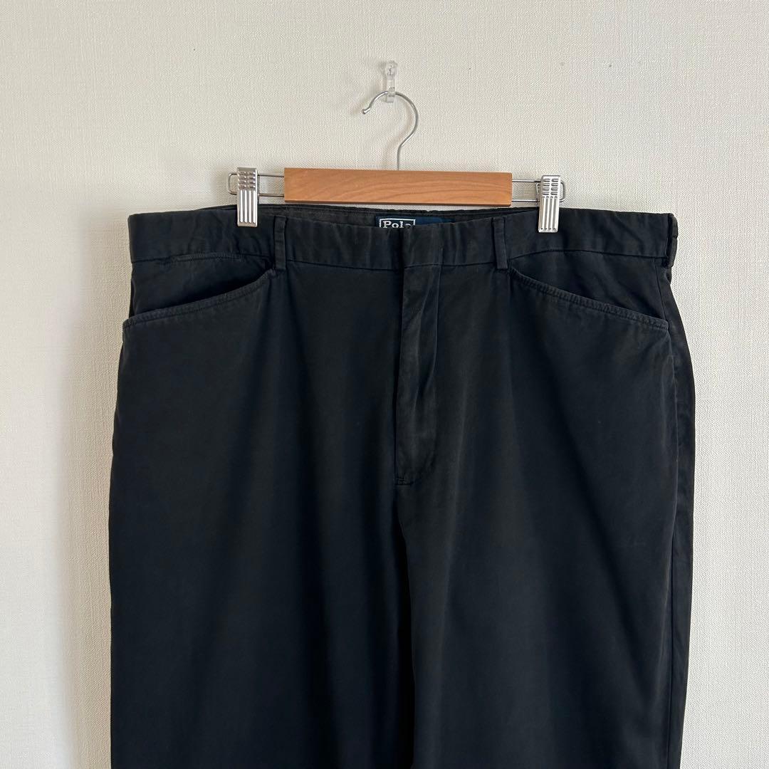 Polo by Ralph Lauren 90s フリスコパンツ ブラック 38