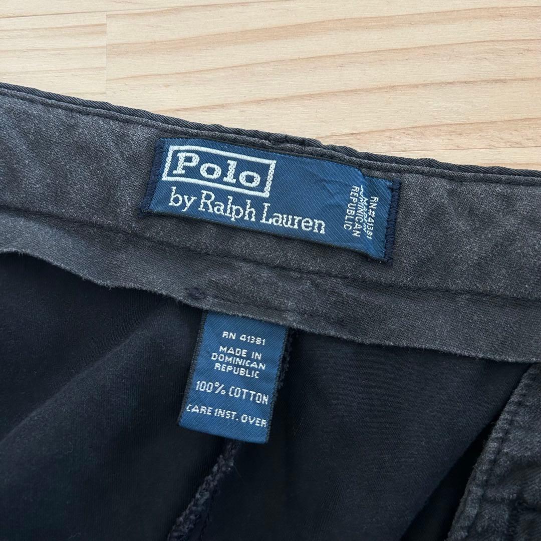 Polo by Ralph Lauren 90s フリスコパンツ ブラック 38