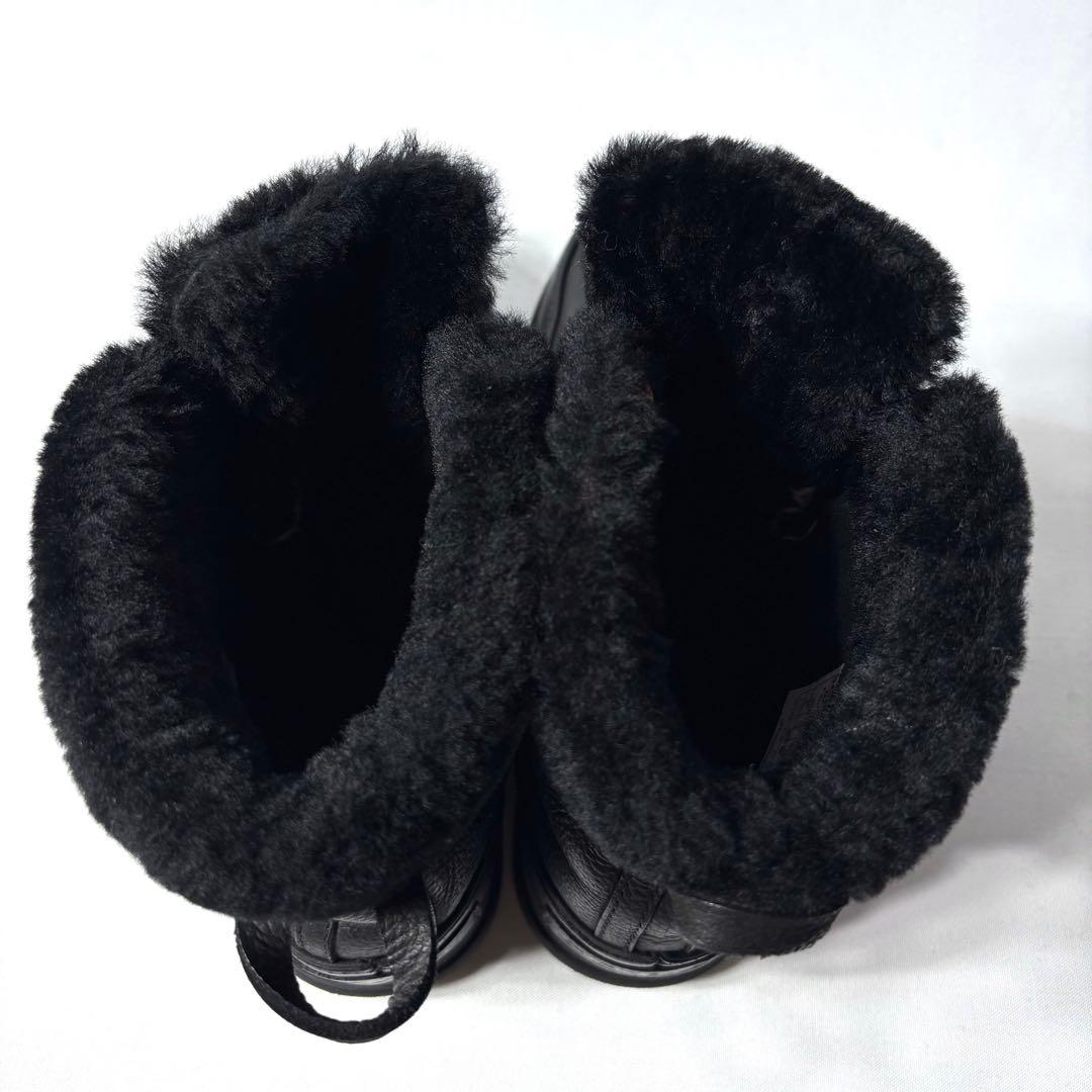 ソレル エクスプローラーラックス スノーブーツ レザー ボア 防水 黒US8