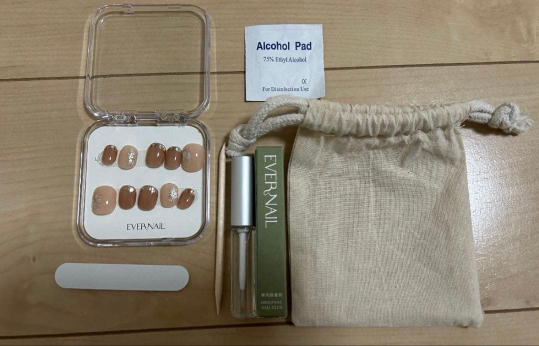 エバーネイル（EVER NAIL）Glass French MIX　ネイルチップ