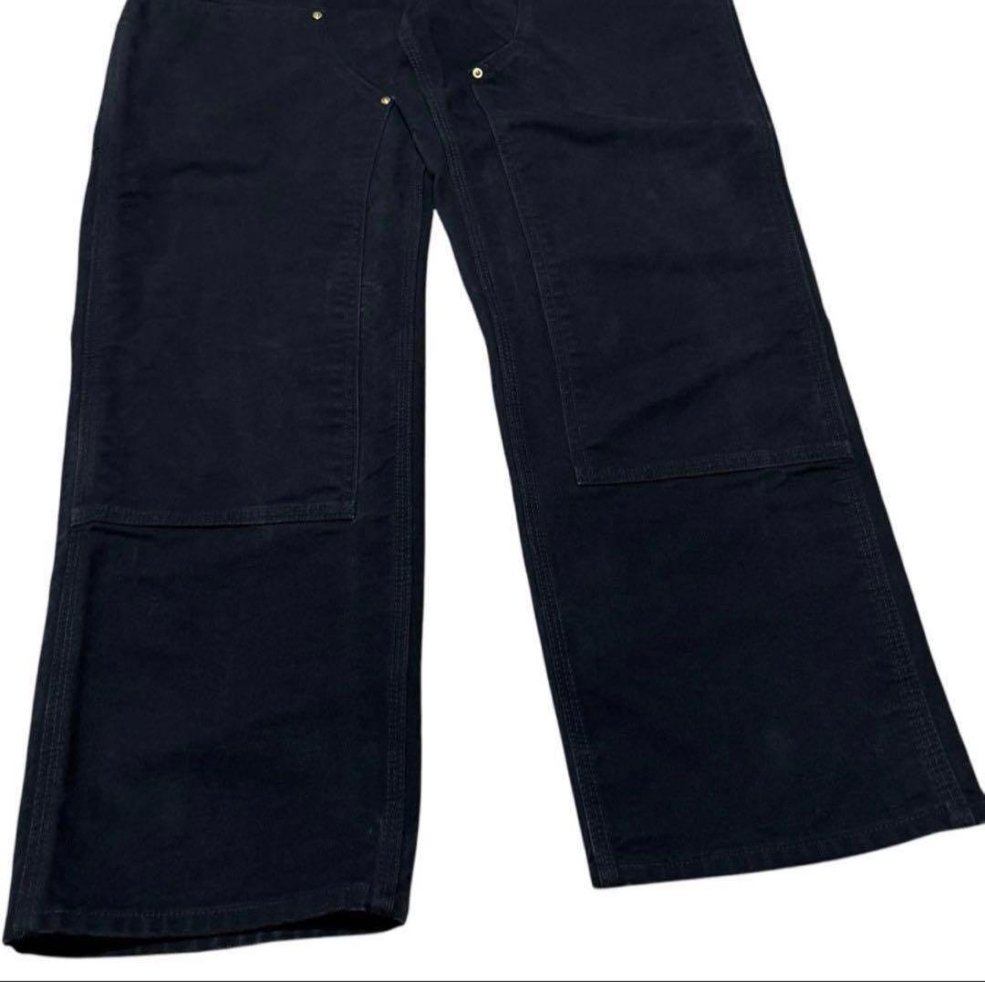 USA製　carhartt ダブルニー ペインターパンツ　 黒　ブラック