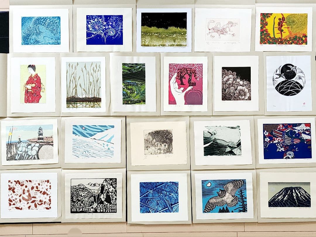 北海道版画協会作品集　35周年記念版画集 125/150　1994年