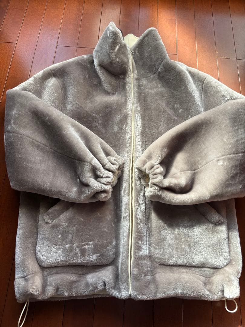 glamlipsスタンドカラーリバーシブルブルゾン