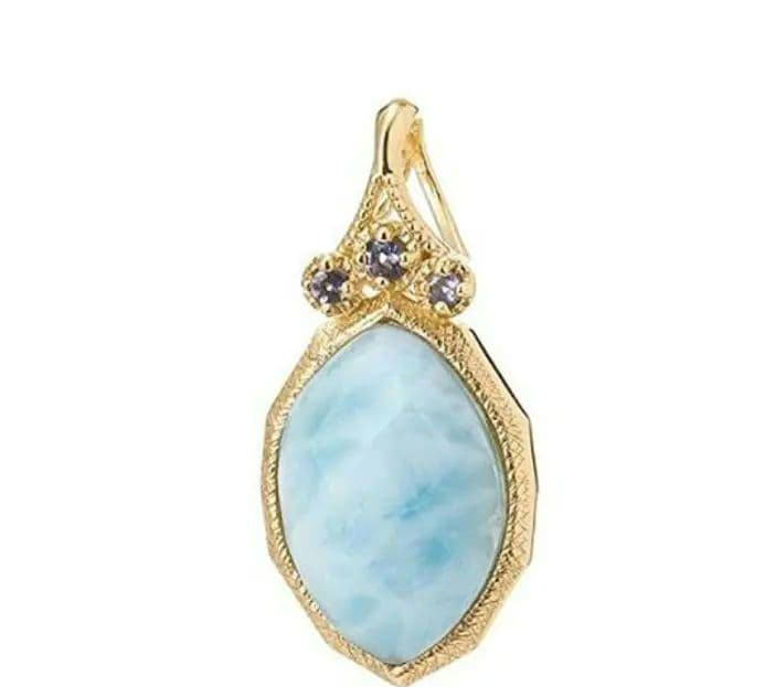 美品☆販売証明書付き agete ラリマー チャーム