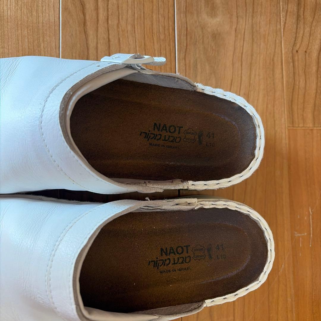 NAOT⭐️IRIS⭐️サイズ41⭐️ホワイト⭐️２０２５年１１月くらいに購入しました