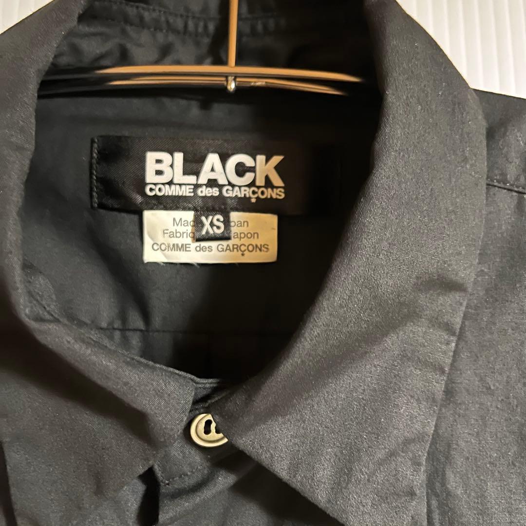 COMME des GARÇONS コムデギャルソン 黒 シャツ XS美品