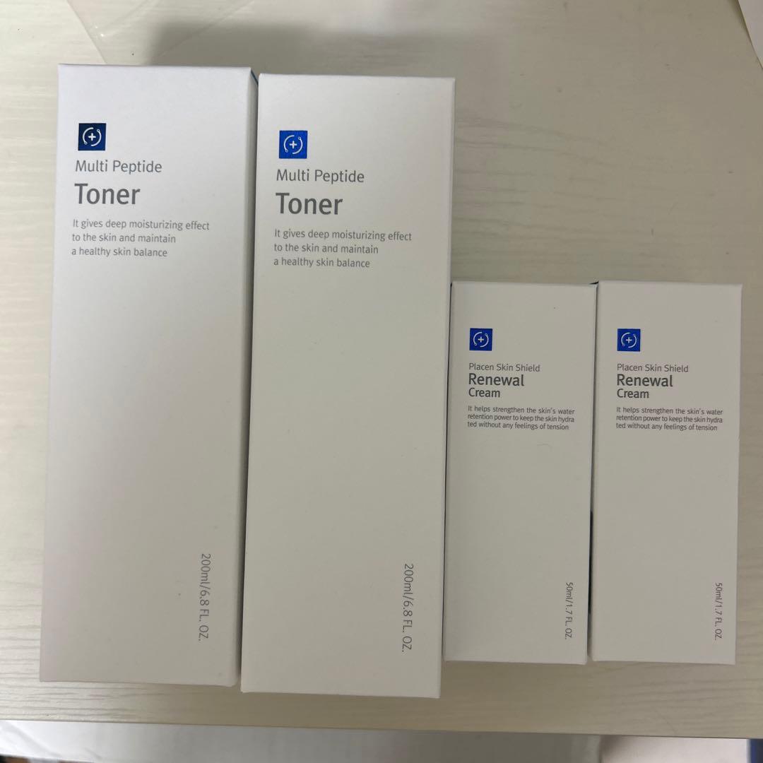 ルネセル　トナー2本　リニューアルクリーム2個