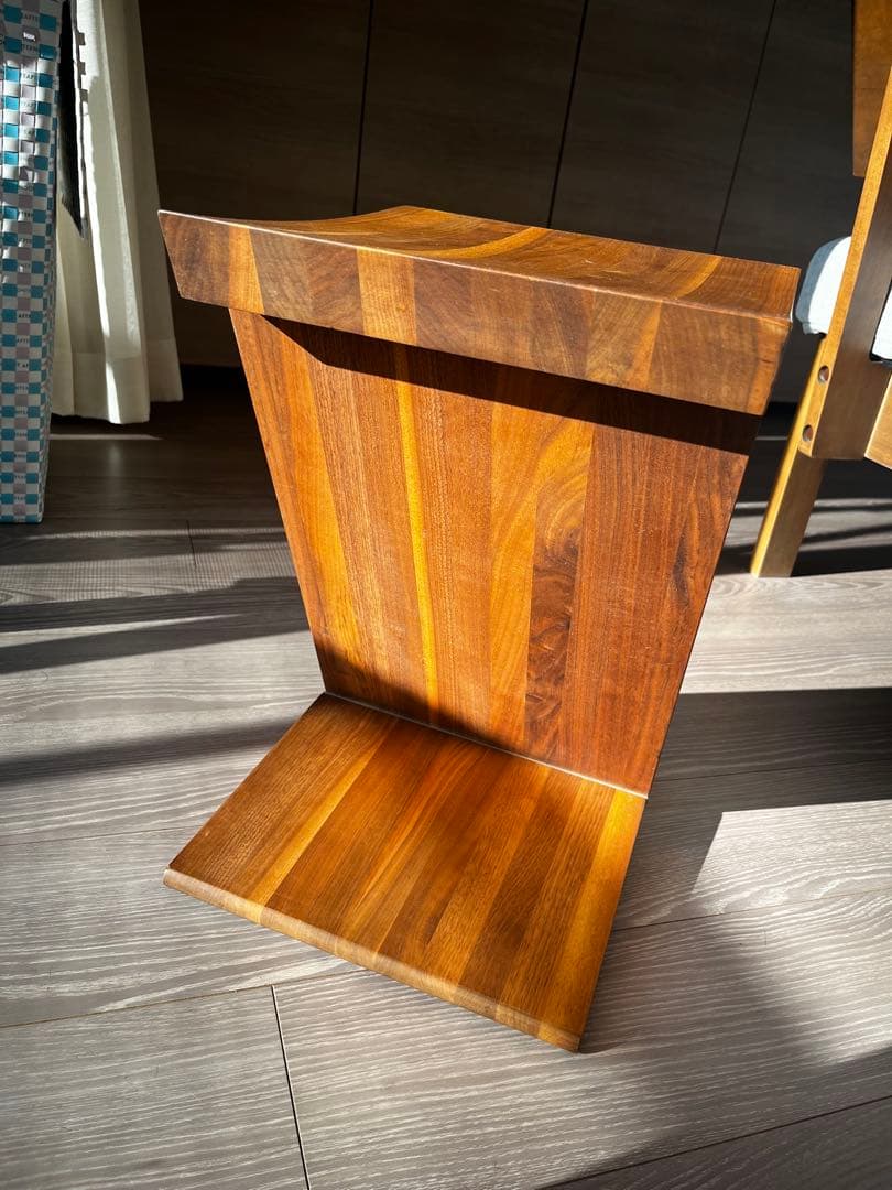 ん*様 木製　Ｚスツール 広松木工？