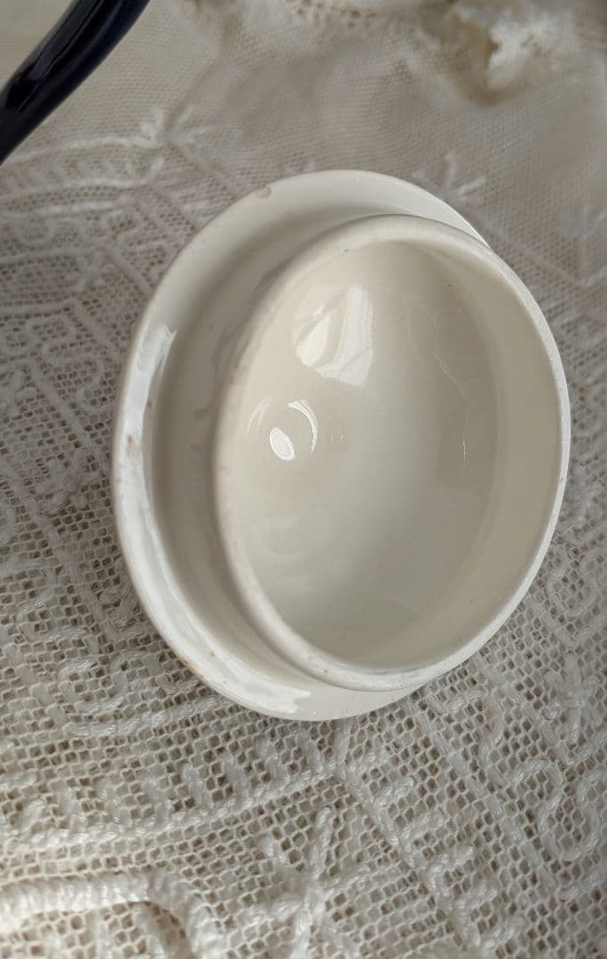 クレイユモントロー HBCM バスク柄 Bearn シュガーポット フランス