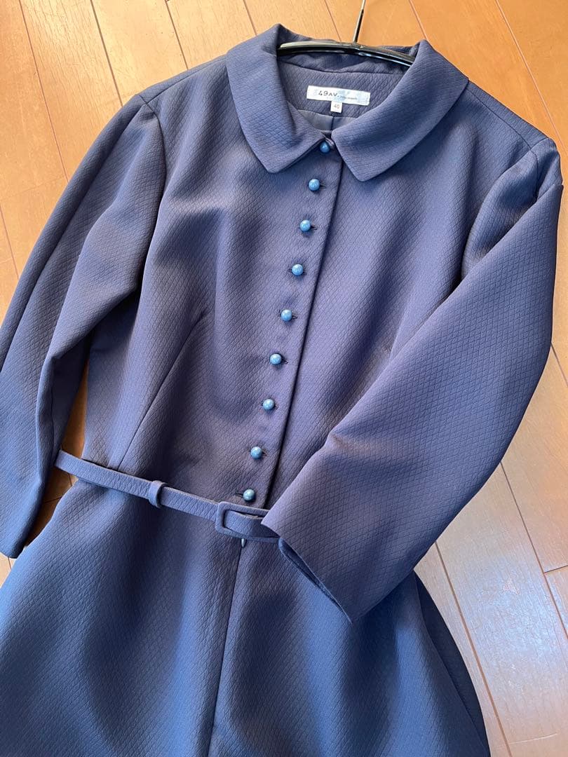 49av.junko shimada 七分袖ワンピース