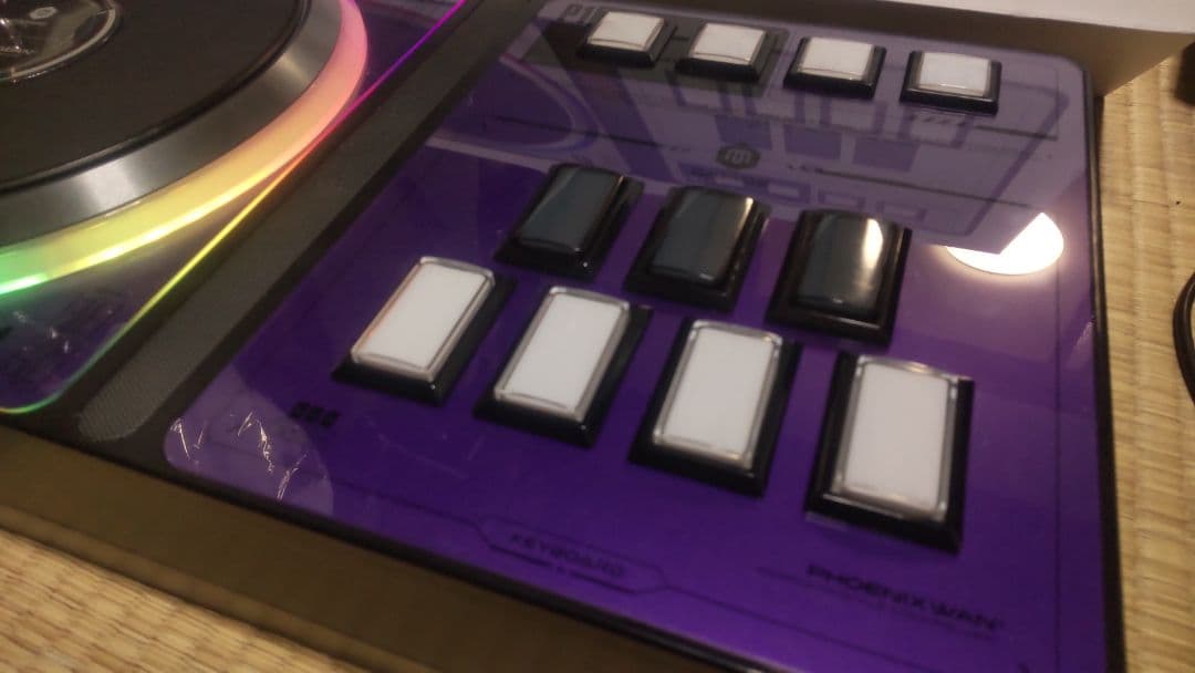 ビートマニア DAO PHOENIXWAN LMT 三和ボタン 静音化 パープル