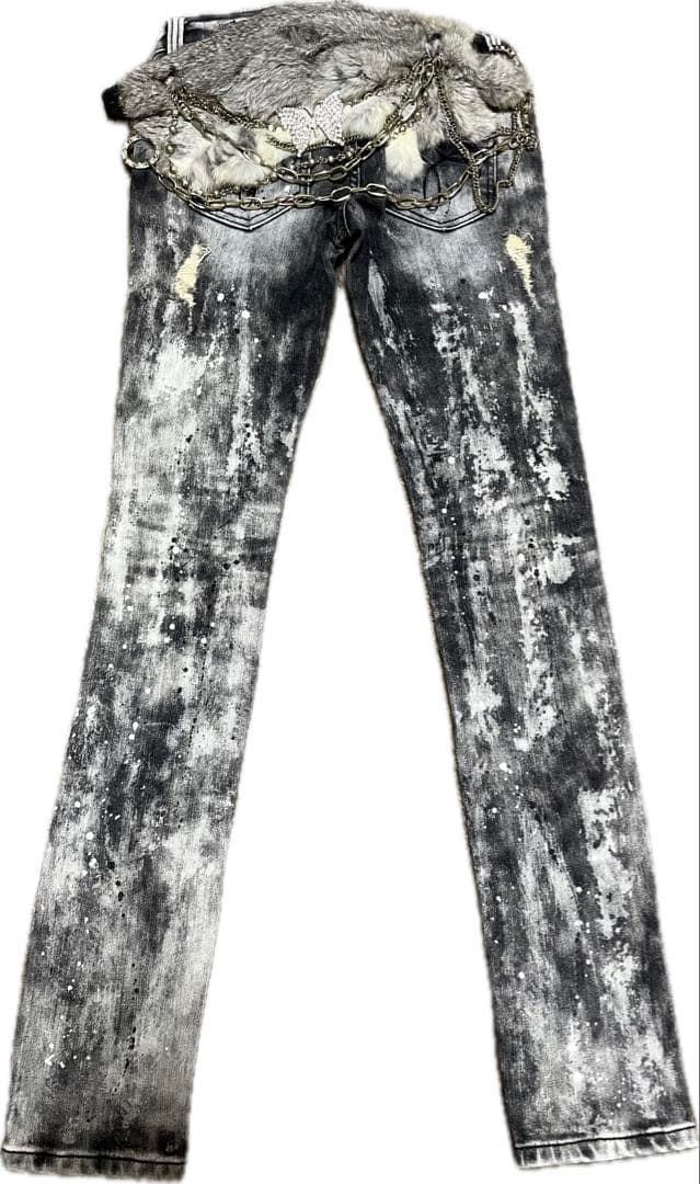 d.i.a. GARULA  fur belt denim pants ベルト