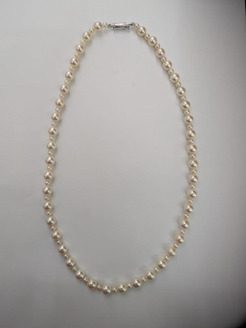 パール ネックレス SV925 真珠 アクセサリー