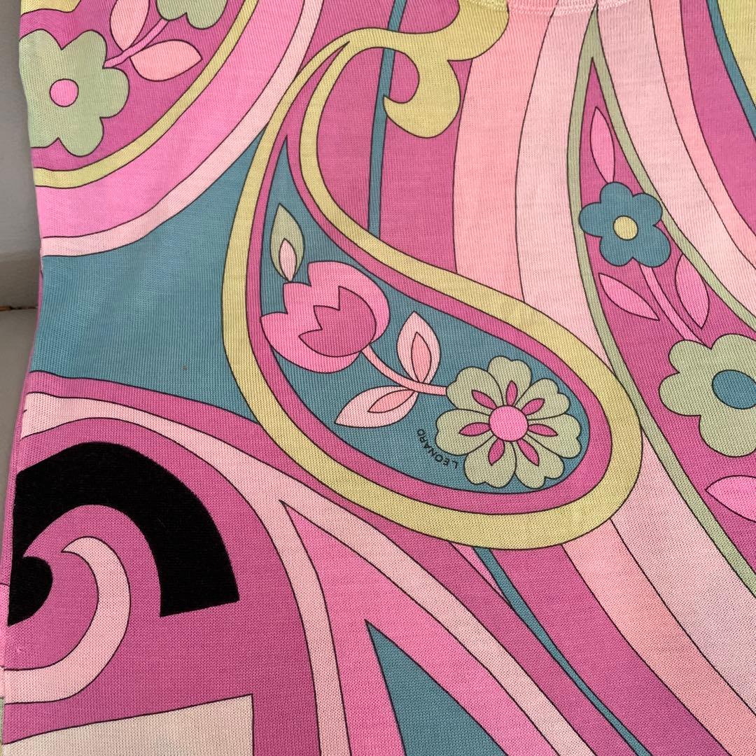 レオナールシルク半袖セーター