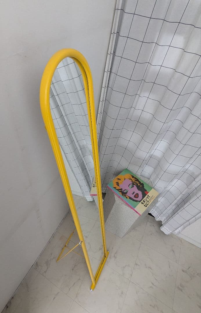 80- 90s vintage スタンドミラー レトロポップ ポストモダン