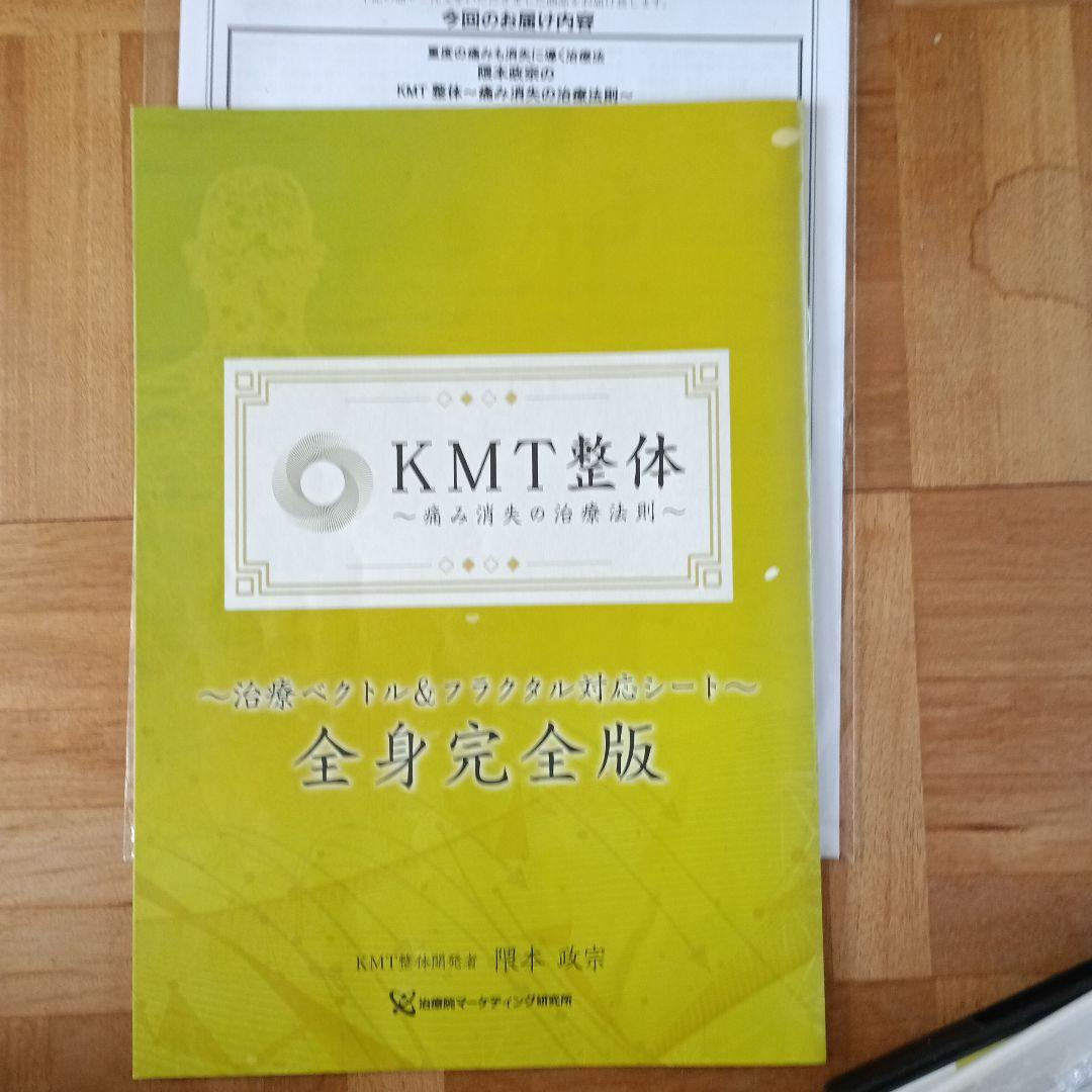 KMT整体　隈本政宗 DVD 痛み消失の治療法則