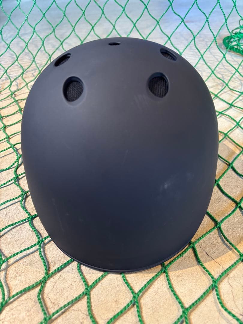 ミズノ ツバ付 ツヤ消し 硬式キャッチャーヘルメット