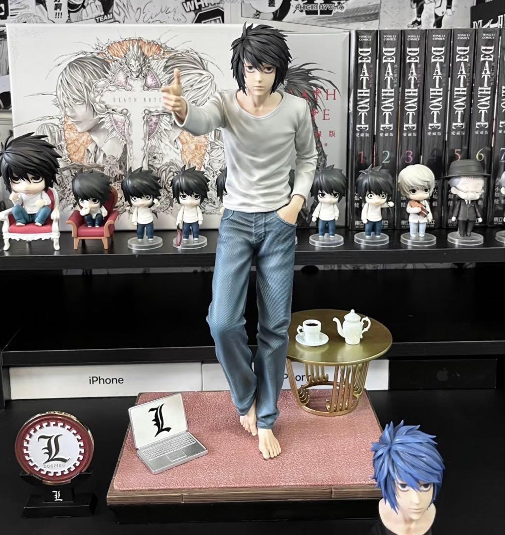 デスノート エル・ローライト L ガレージキット ガレキ スタチュー⑤