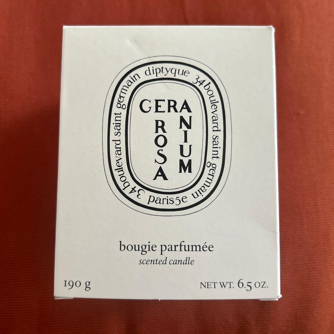 Diptyque ゼラニウム ローザ キャンドル 190g