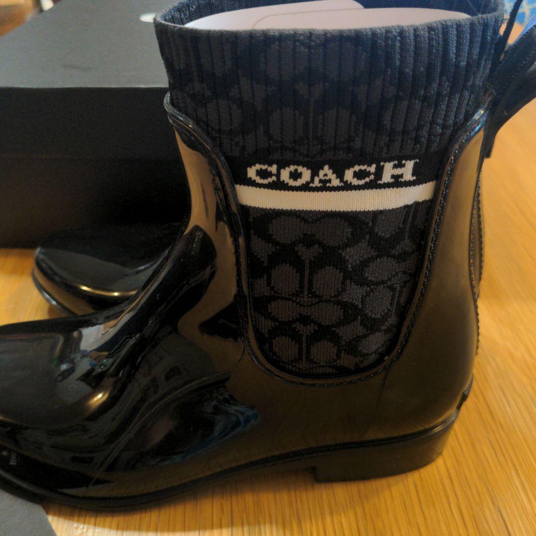【佐藤さま専用】COACH コーチ レインブーツ サイドゴアブーツ
