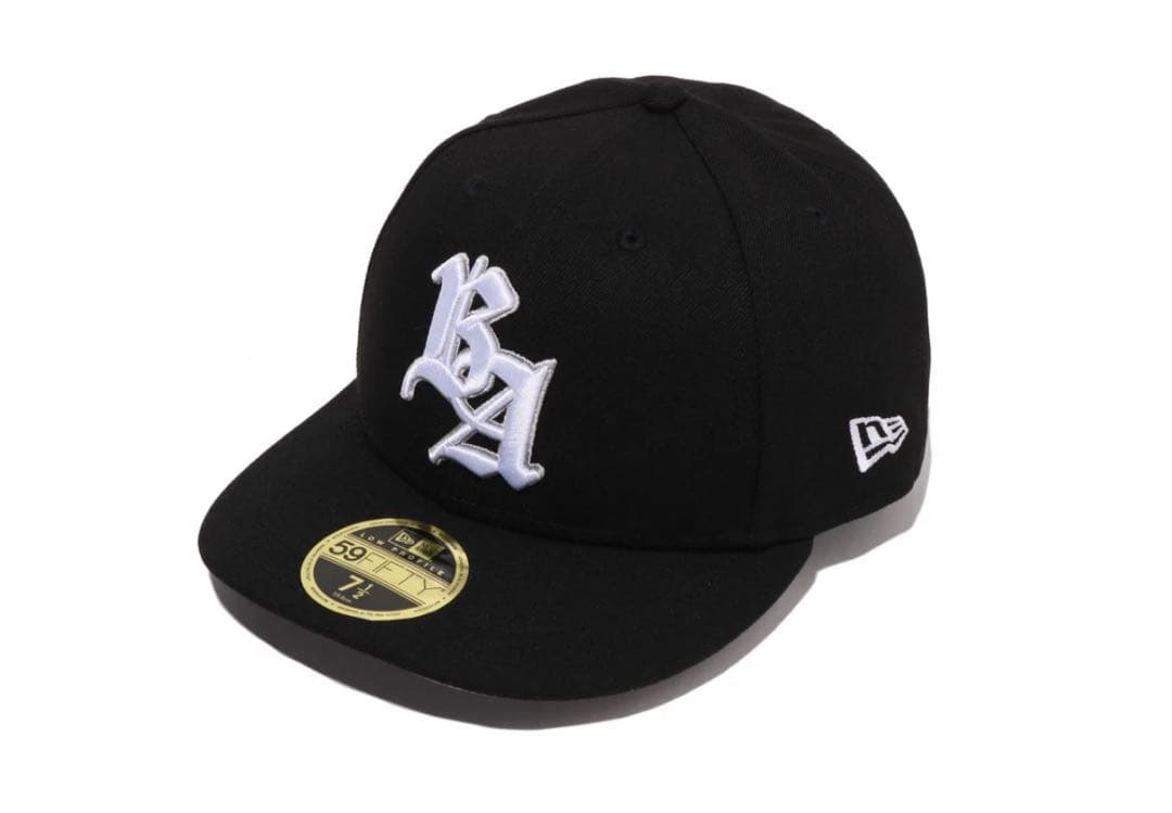 新品未使用！A BATHING APE new era 7 1/2 黒 bape