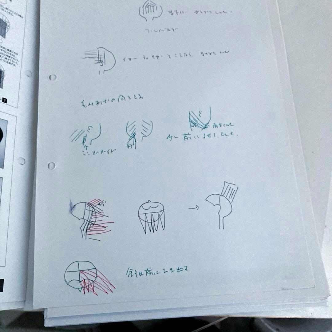 ヘアカット練習用マネキン＋カット研修用テキスト