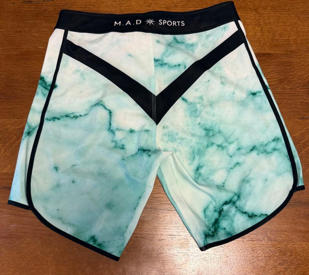 M.A.D SPORTS サイズ28 大理石柄ショートパンツ