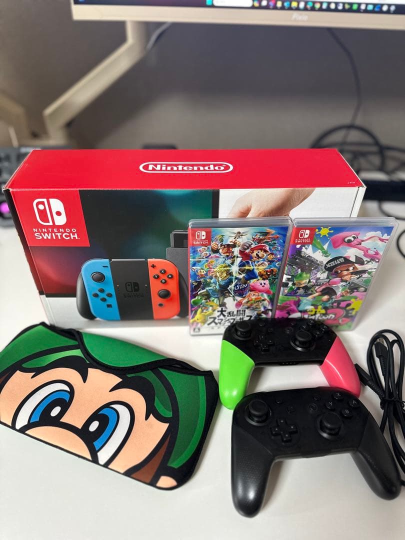 Nintendo Switch 本体 コントローラー、ソフトセット