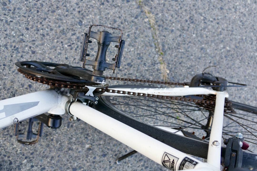 クロスバイク、サカモトテクノ エアーオン 21段変速12.2kg