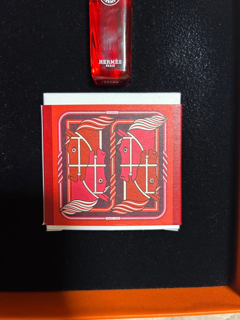 HERMES コロン エルメス オードゥ ルバーブ エカルラット 石鹸 セット