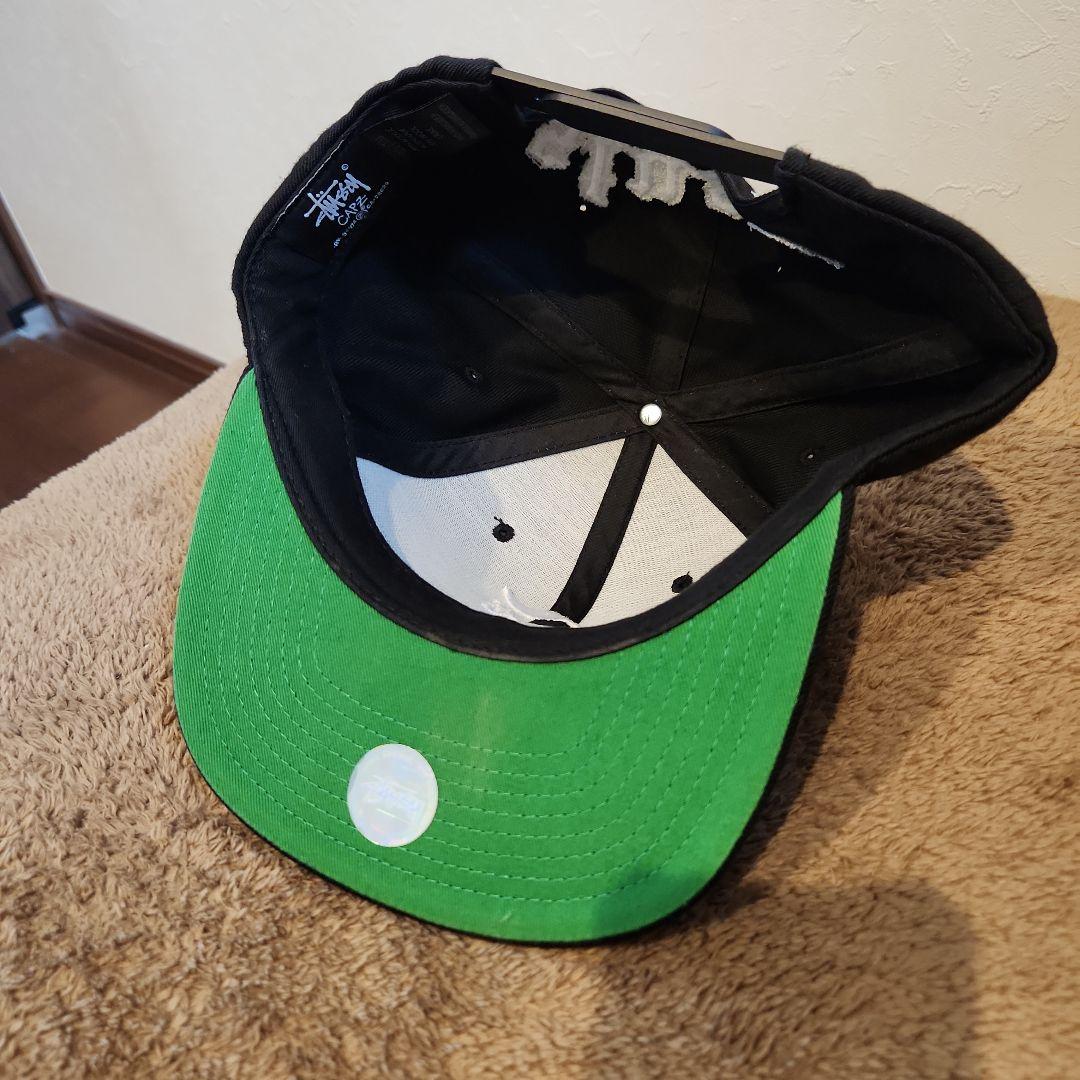 stussy 黒 キャップ
