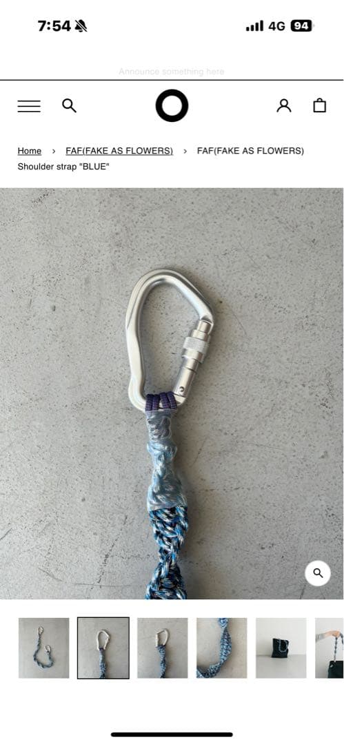 小物 faf shoulder strap