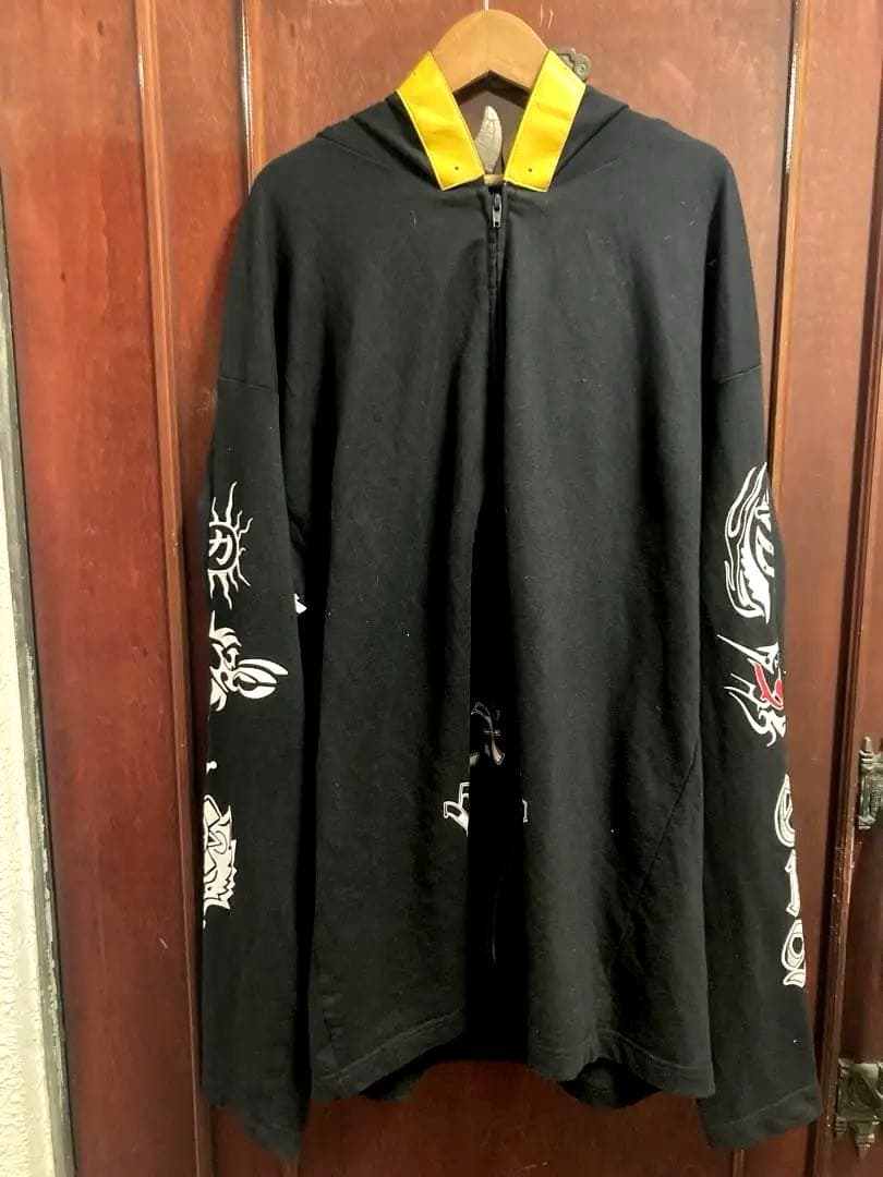 激レア!! ミステリオ マスク フード パーカー XL WWE タトゥー