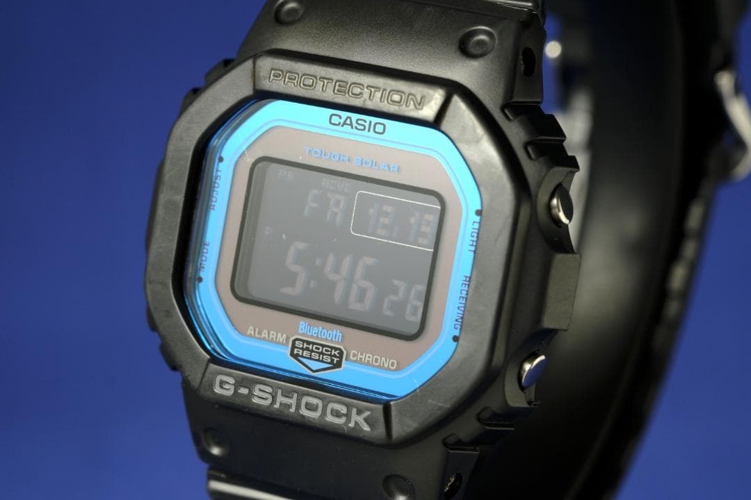 【中古】G-SHOCK GW-B5600 青×黒／Bluetooth(119)