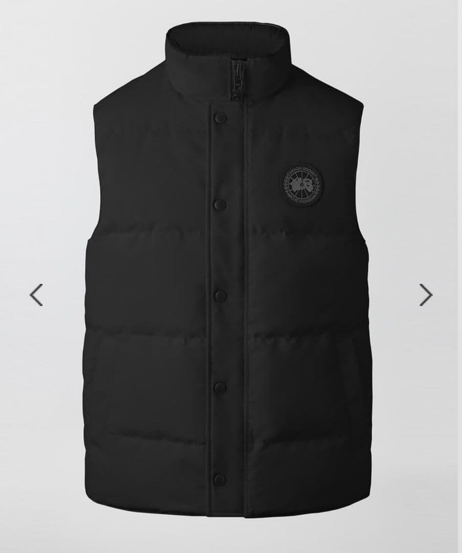 カナダグース　ガーソンベスト　ブラックレーベル　サイズM