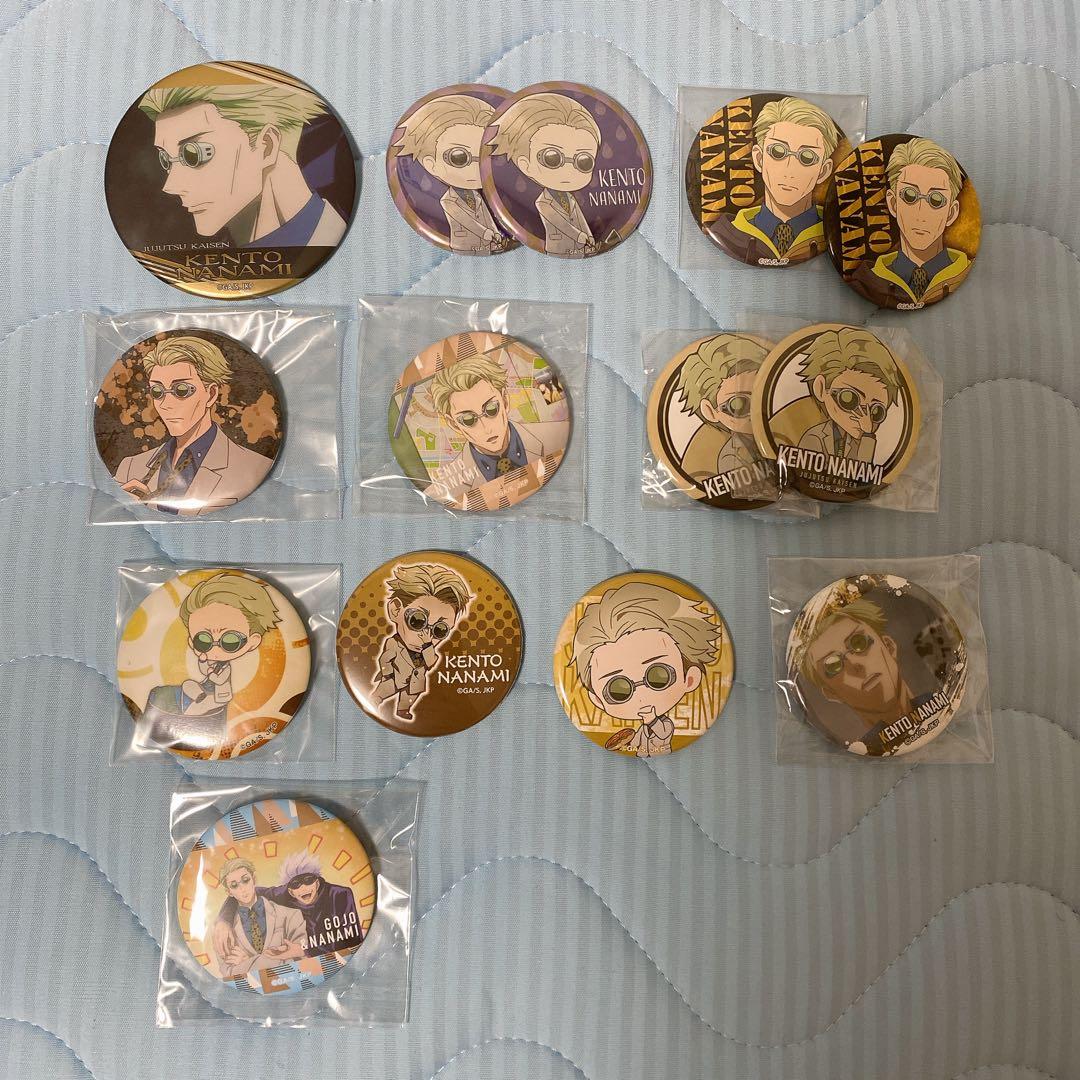 呪術廻戦　七海建人　グッズ　缶バッジ　アクスタ　アクリルスタンド　津田健次郎
