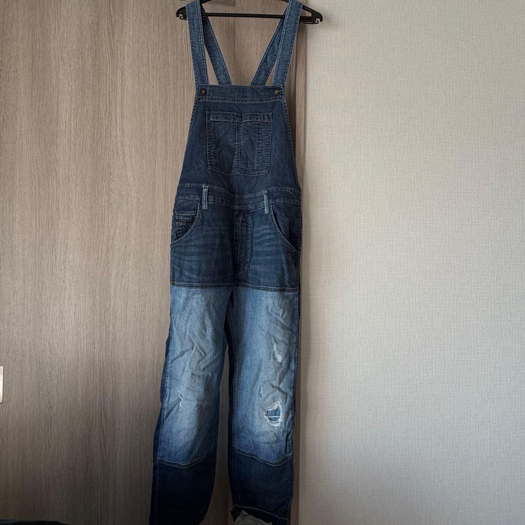 【SALE】Diesel デニムオーバーオール ジョグジーンズMサイズ