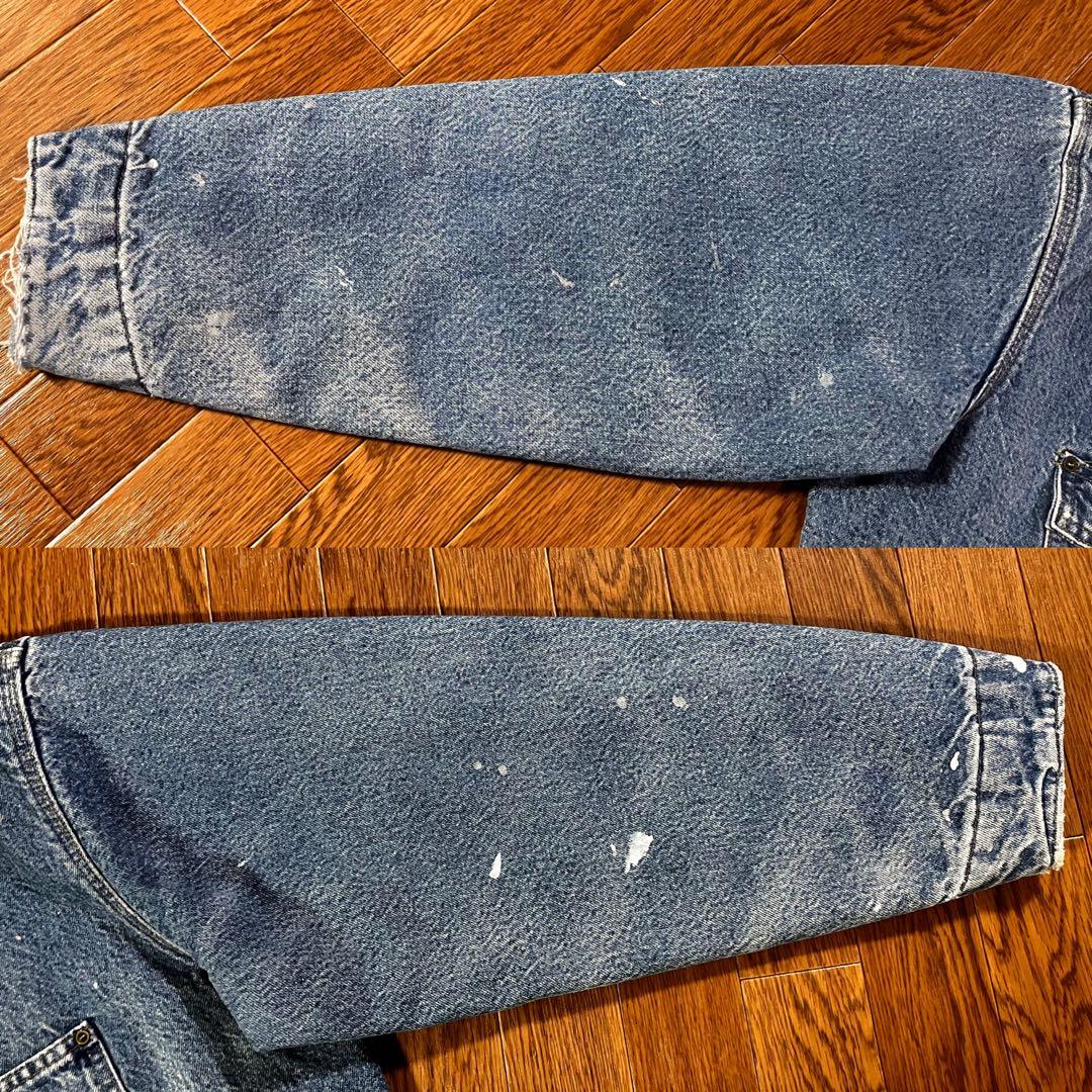 極上フェード 90s USA製 カーハート デニム チョアコート DST L