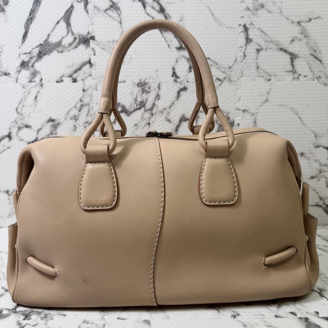 土屋鞄　ボストンバッグ　ドクターバッグ型　大容量　A4収納可能　オールレザー