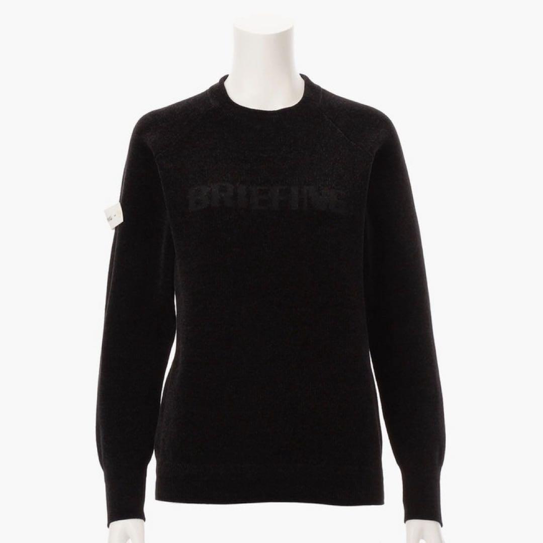 BRIEFING 新品　MOLE YARN LOGO CREWNECK KNIT
