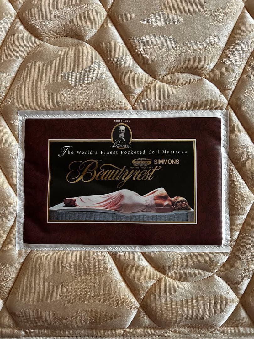 Simmons シモンズ　セミダブル スプリングマットレス ダブルクッション3台